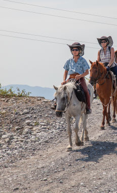 Experience the mountains of Sheki on horseback