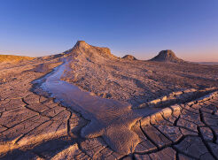 Explore Baku's mud volcanoes