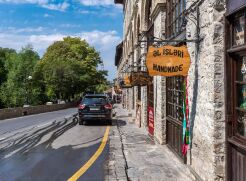 Call into Sheki's craft shops