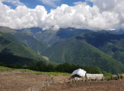 Hiking in Zagatala's mountains