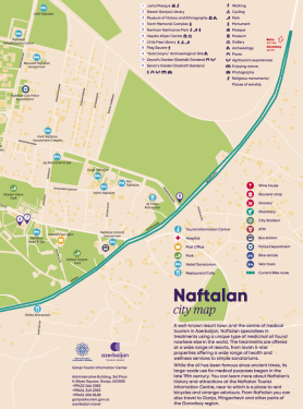 Naftalan city map