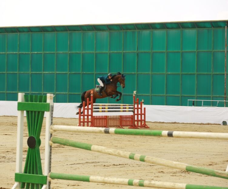 Horse riding in Baku Azerbaijan.Travel