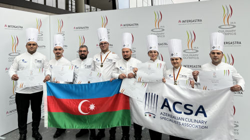 The Azerbaijani culinary team was awarded at the "World Culinary Olympiad"
